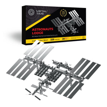 🌌 Astronauts Lodge Space Station – Build Your Own Metal Mechanical Model by Metal Time