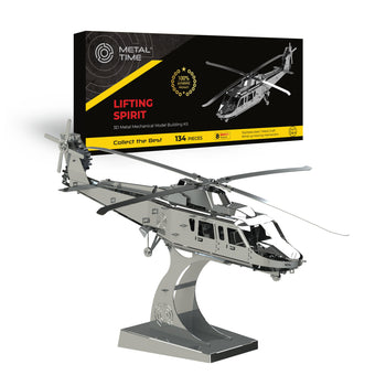 🚁 Lifting Spirit Helicopter – Build Your Own Metal Mechanical Model by Metal Time