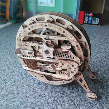 Monowheel - build your own moving model by UGears - Mechanical Models UK
