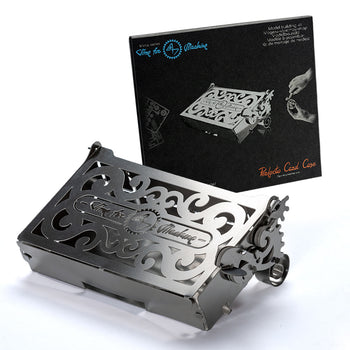 Perfecto Card Case - metal mechanical model by Time For Machine - Mechanical Models UK
