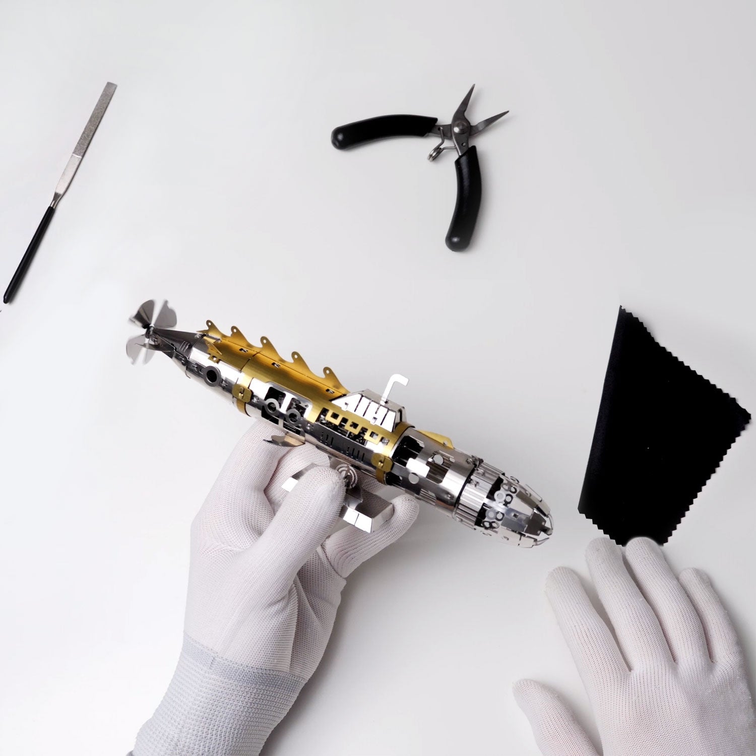 Metla Models ELUSIVE NAUTILUS SUBMARINE - metal mechanical model by Metal Time ...