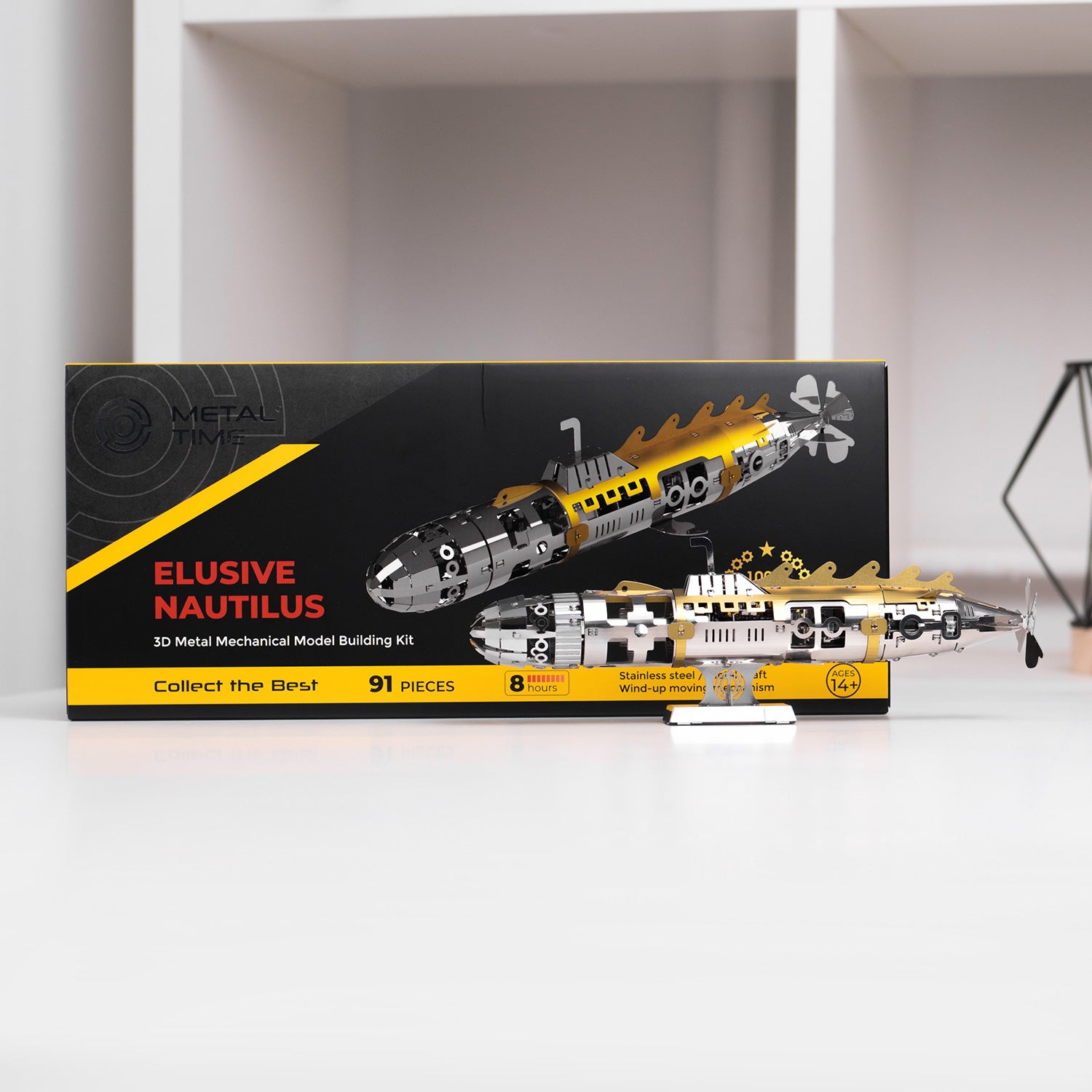 🌊 Elusive Nautilus Submarine – Build Your Own Metal Mechanical Model b ...