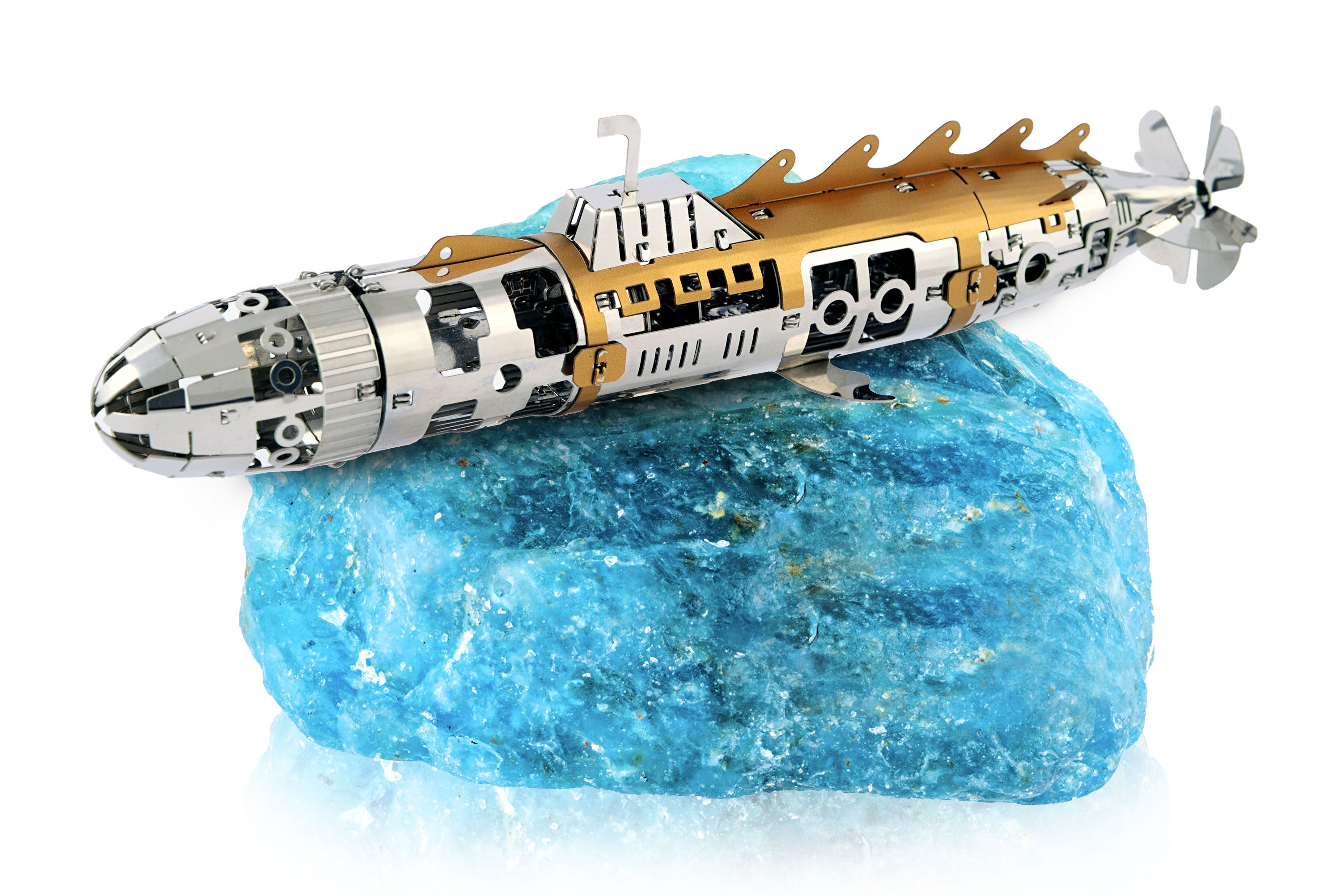Metal Sub Models 🌊 Elusive Nautilus Submarine – Build Your Own Metal Mechanical Model b ...