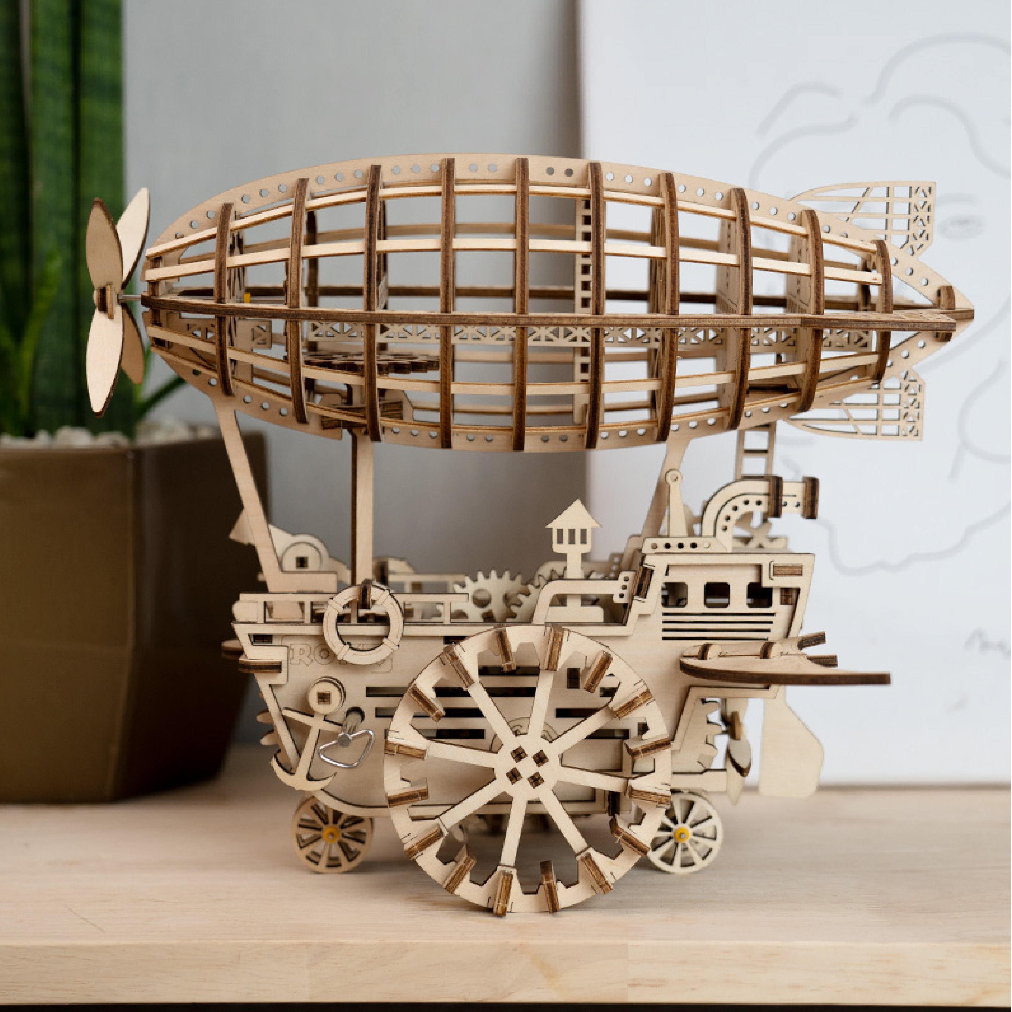 Air Vehicle - mechanical model kit by ROKR – Mechanical Models