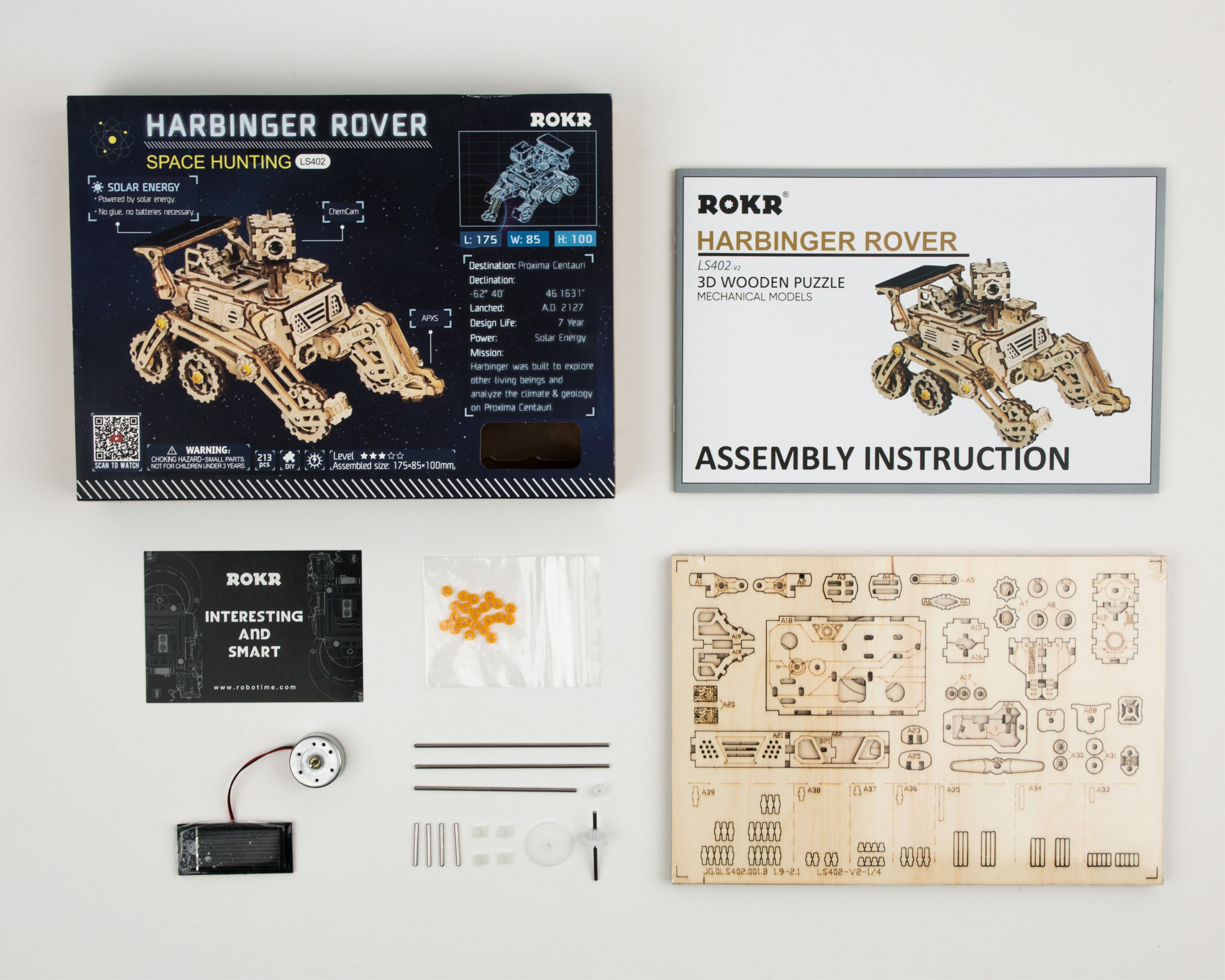 🚀 Rambler Rover – Build Your Own Mechanical Model by ROKR – Mechanical ...
