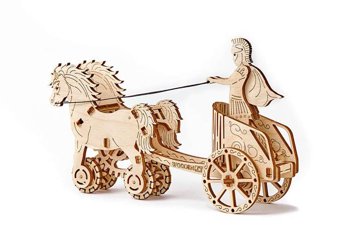 🏛️ Roman Chariot – Build Your Own Mechanical Wooden Model by Wooden Ci ...