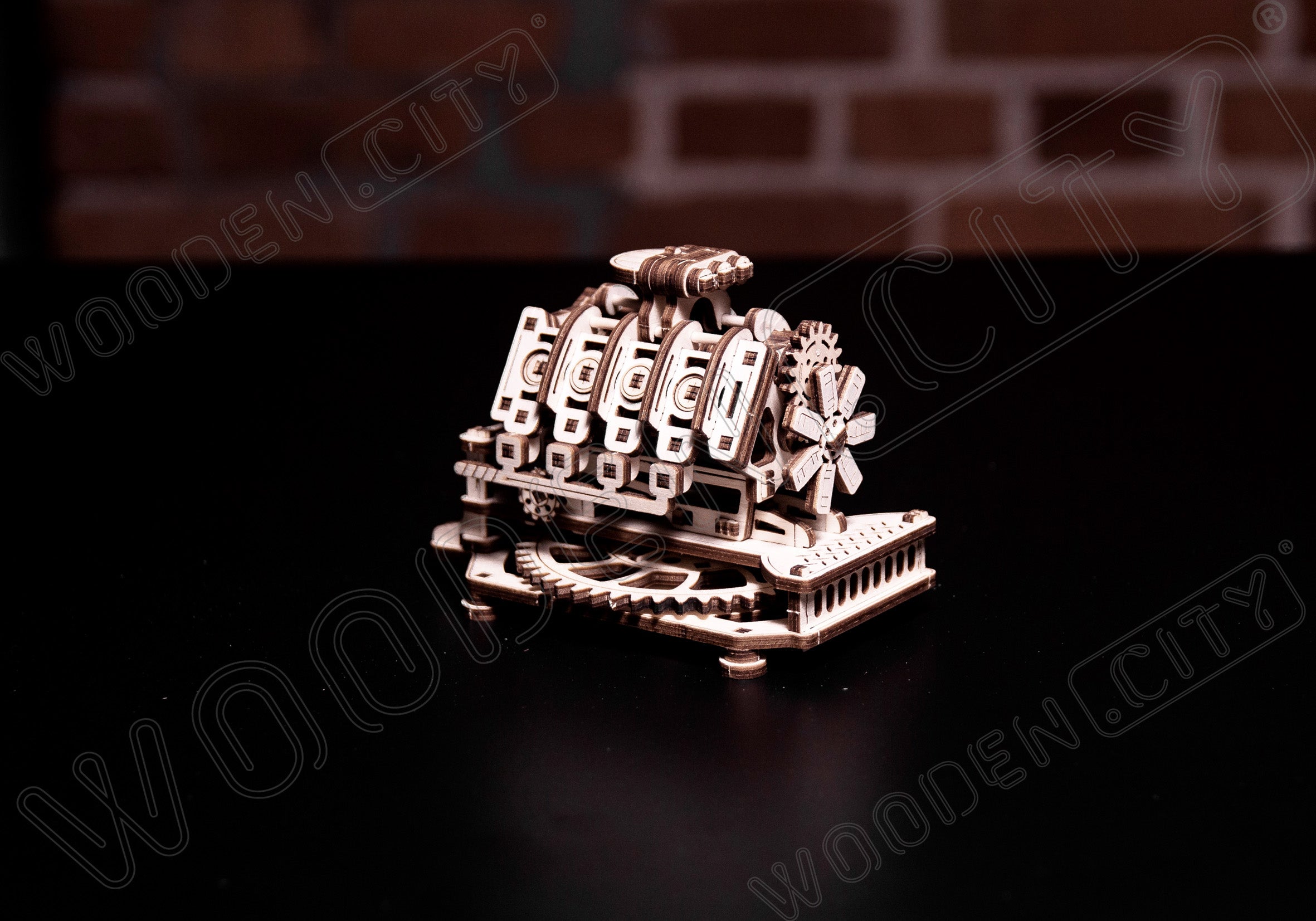 V8 Engine - mechanical model by Wooden City – Mechanical Models