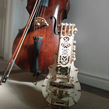 Hurdy-Gurdy - musical instrument by UGears - Mechanical Models UK