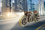 Cafe racer - mechanical model by Wooden City - Mechanical Models UK