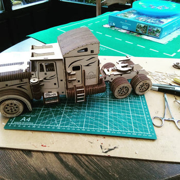 Heavy Boy Truck VM-03 by UGears - build your own moving model - Mechanical Models UK