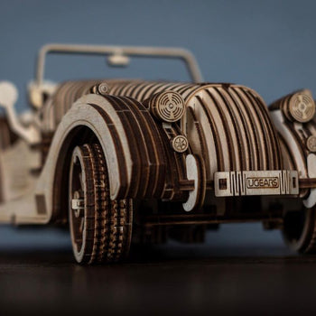 Roadster - build your own moving model by UGears - Mechanical Models UK