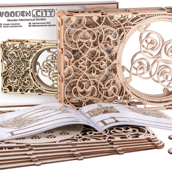 Mechanical picture - model kit by Wooden City - Mechanical Models UK