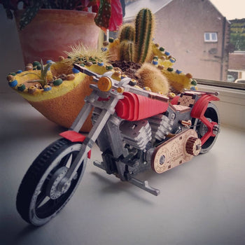 Bike - build your own moving model by UGears - Mechanical Models UK