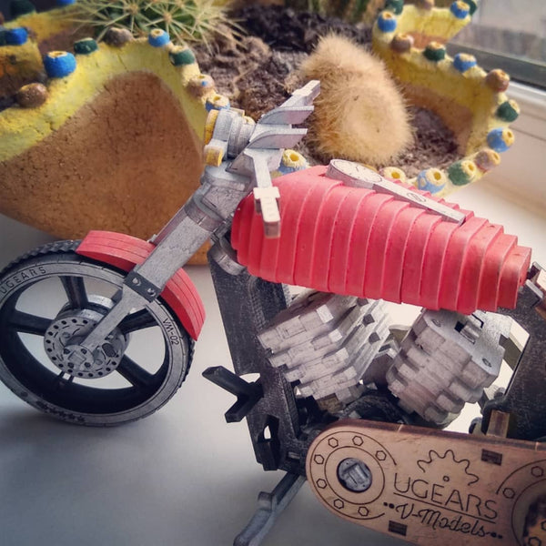 🚲 UGears Bike – Build Your Own Moving Mechanical Model – Mechanical Models