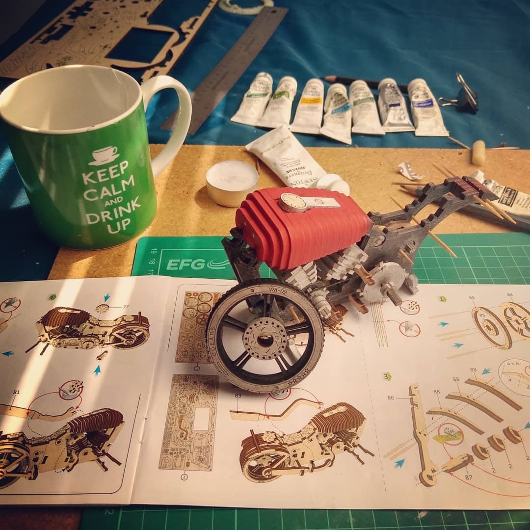 🚲 UGears Bike – Build Your Own Moving Mechanical Model – Mechanical Models