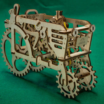 Tractor - build your own moving model by UGears - Mechanical Models UK